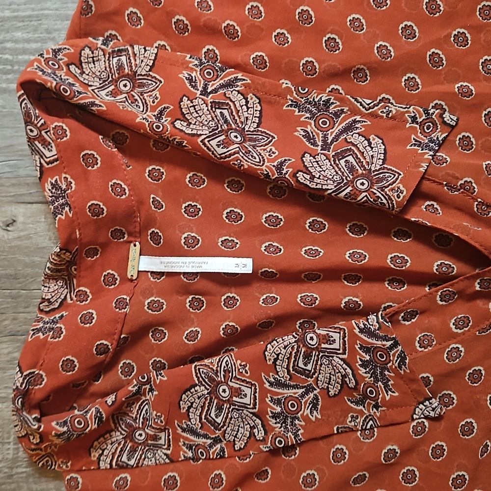 Free People Sheer Button Down - Picture 6 of 8